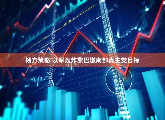 杨方策略 以军轰炸黎巴嫩南部真主党目标