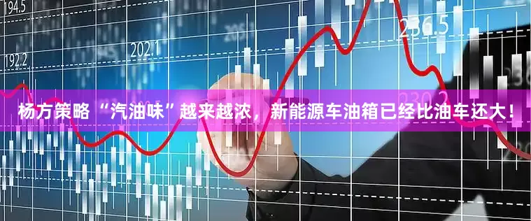 杨方策略 “汽油味”越来越浓，新能源车油箱已经比油车还大！